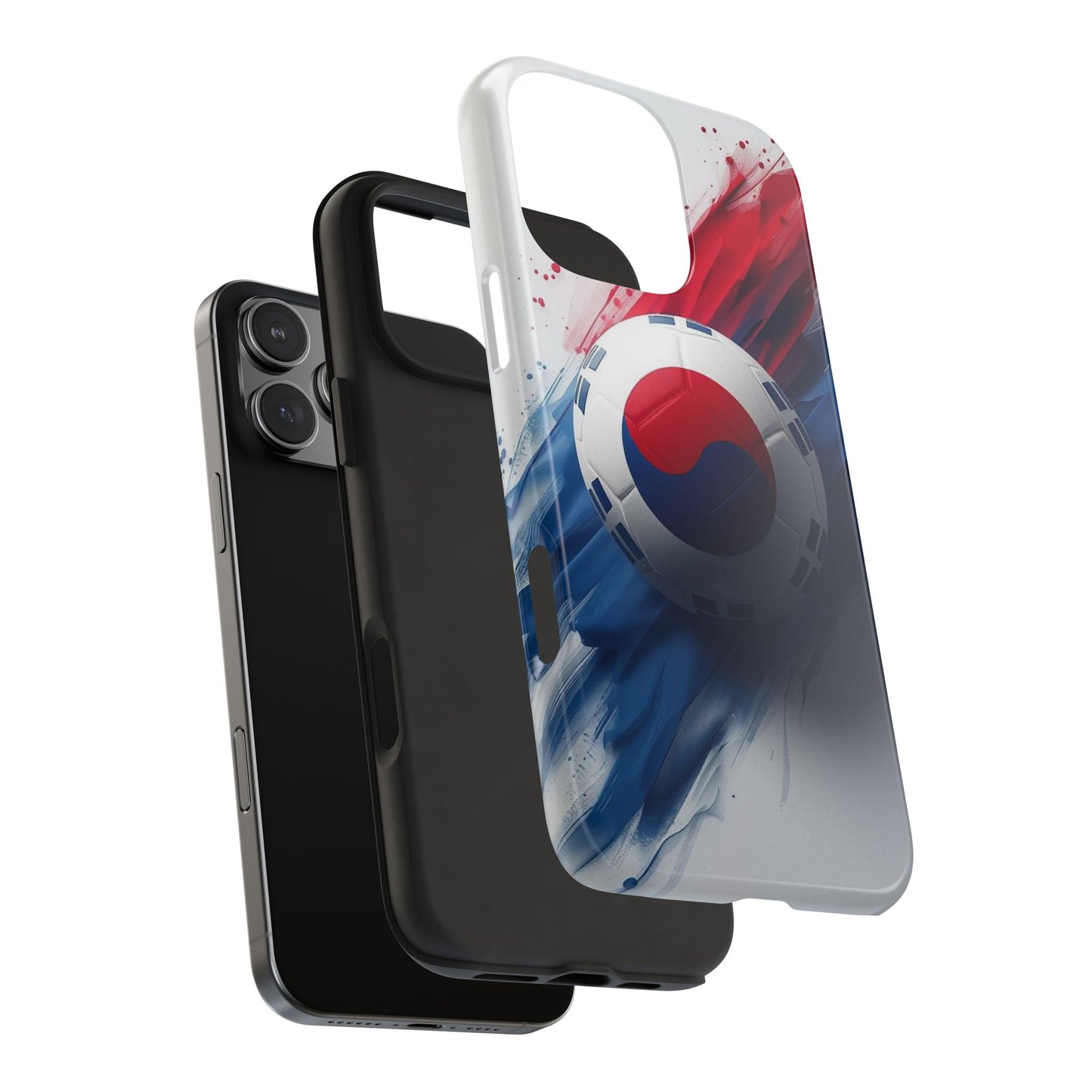 Korean Flag Taeguk Soccer Crest Phone Protective Case