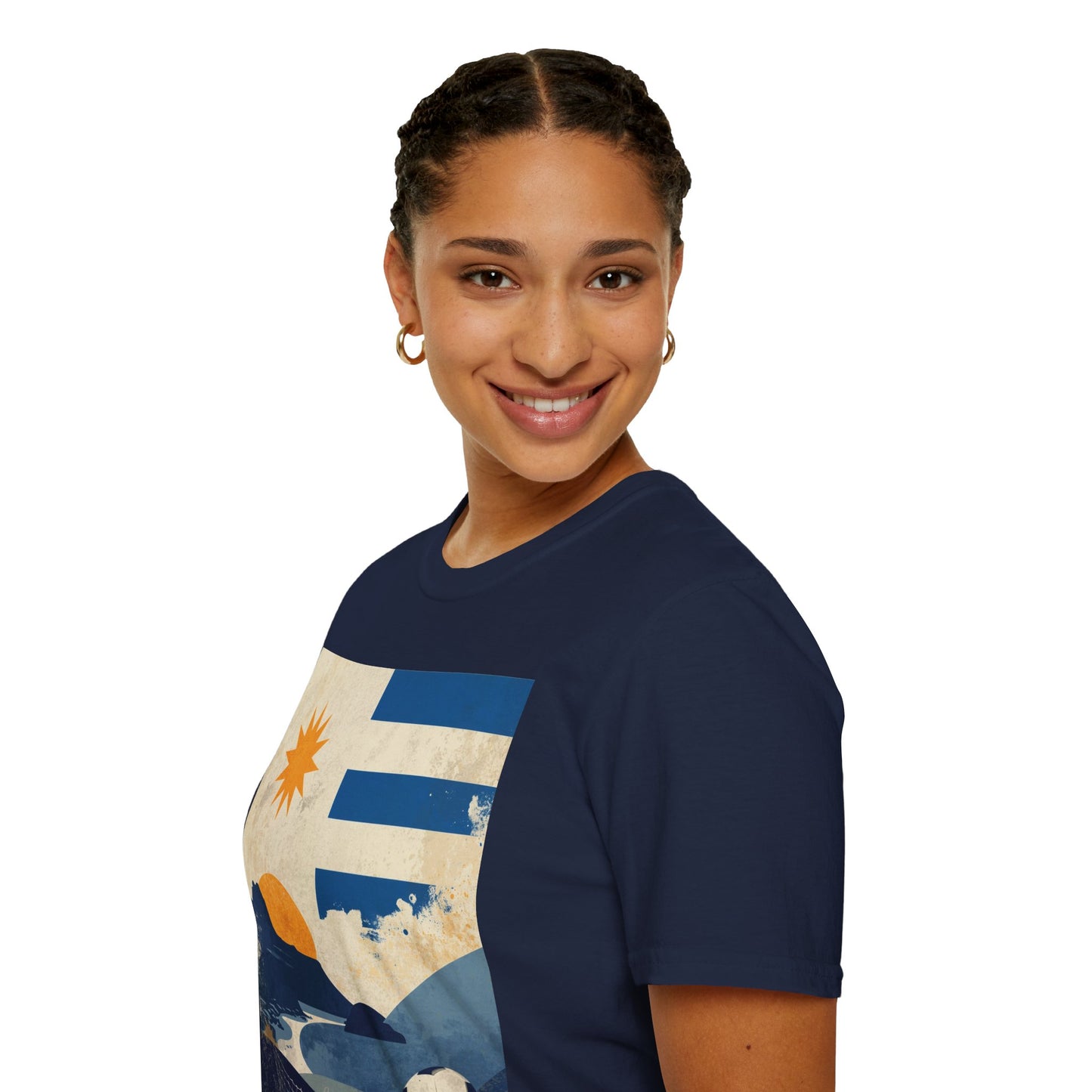 Punta del Este Vintage Uruguay Soccer Poster T-Shirt Fan Tee