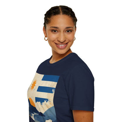 Punta del Este Vintage Uruguay Soccer Poster T-Shirt Fan Tee