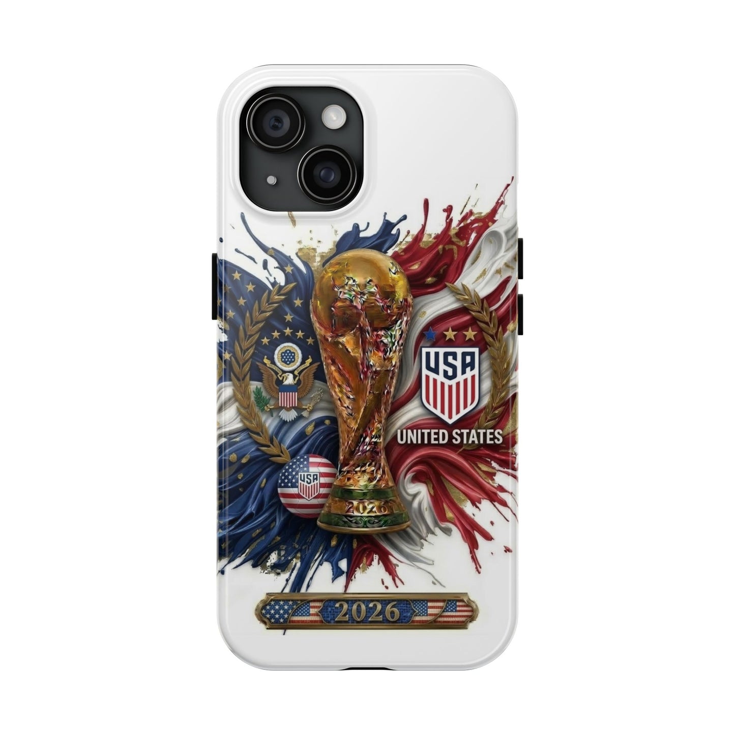 USA Soccer 2026 Tough Phone Protective Case — American Flag Design