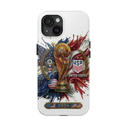 USA Soccer 2026 Tough Phone Protective Case — American Flag Design