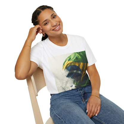 Brazil Flag Soccer Match Day T-Shirt — Brazilian Football Fan Tee