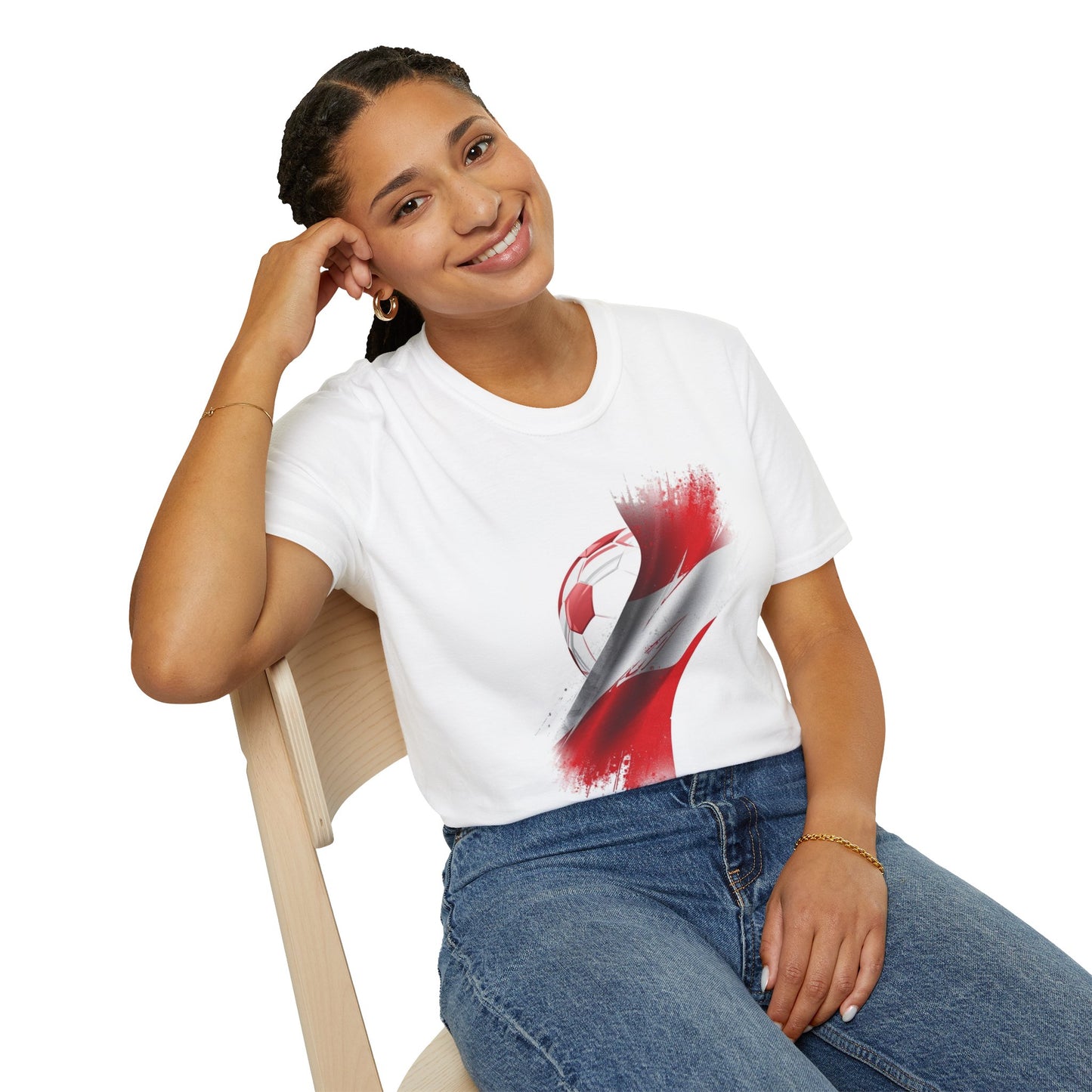 Austria Football Flag Graphic T-Shirt Dynamic Unsere Burschen Soccer Tee