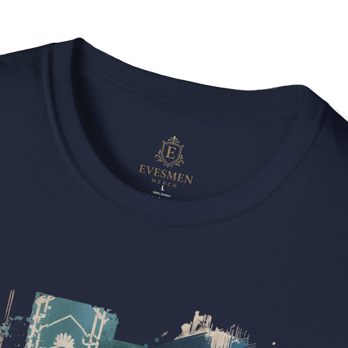 Uzbekistan Flag Soccer T-Shirt — Crescent Emblem & Landmark Design Tee