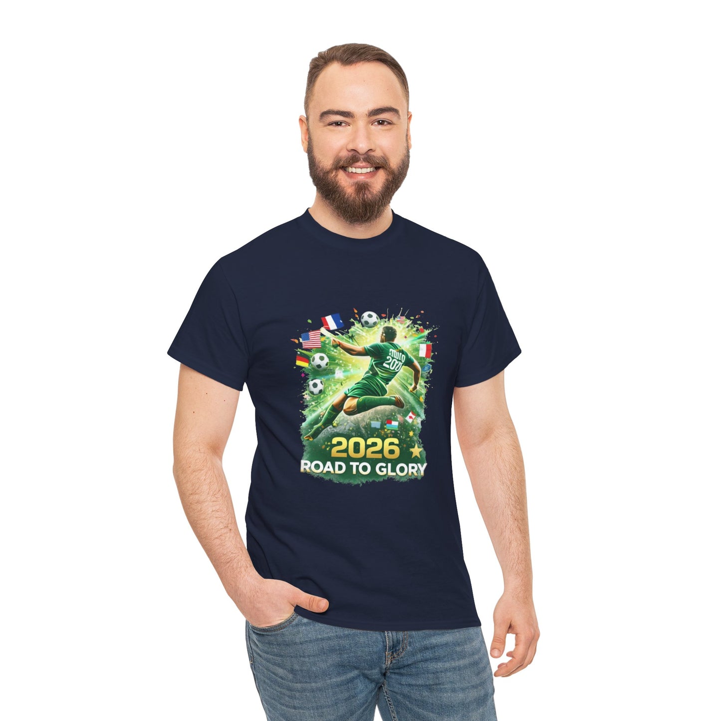 2026 Road to Glory Soccer Match Day T-Shirt Unisex Classic Tee