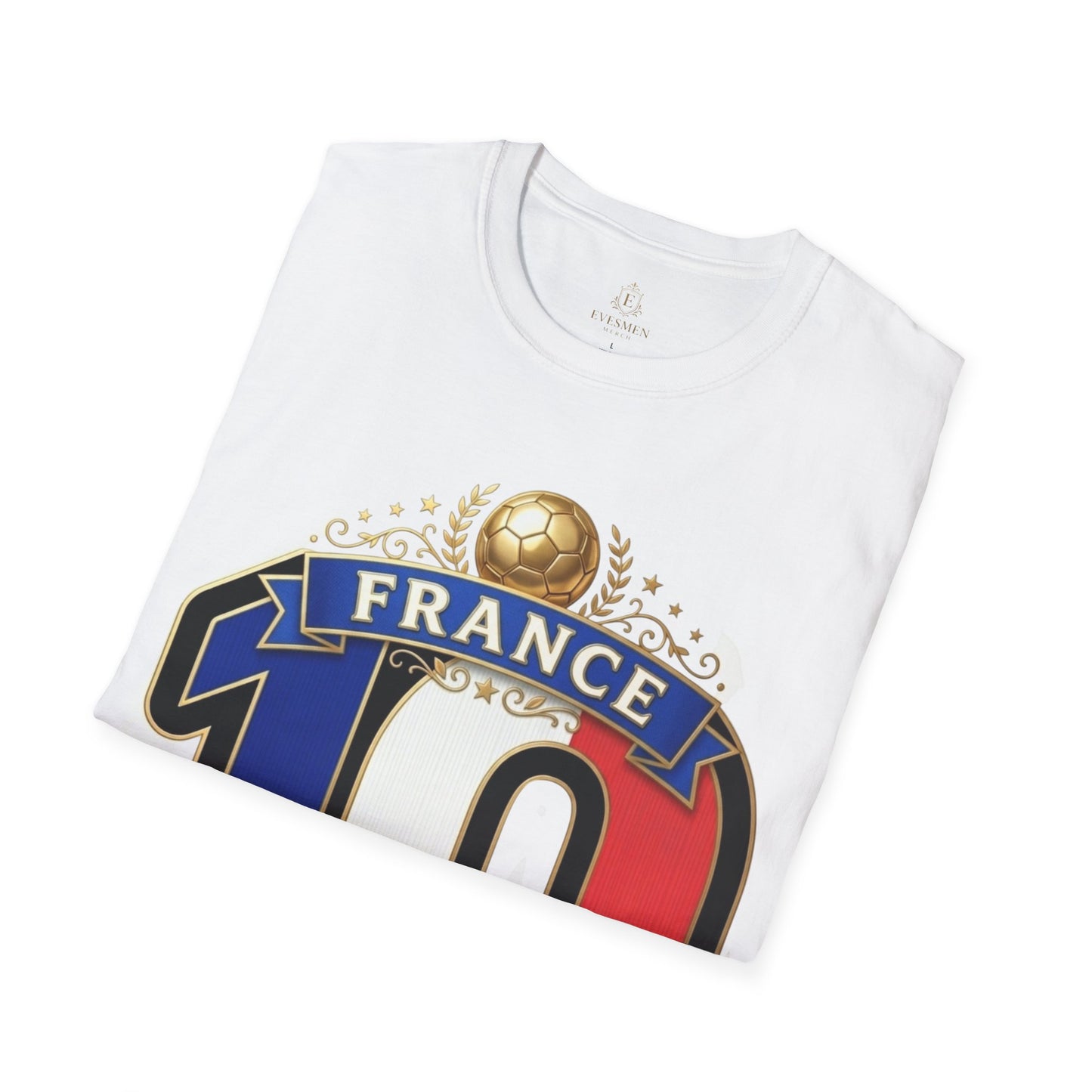 France 10 Soccer T-Shirt - French Flag Football Fan Tee