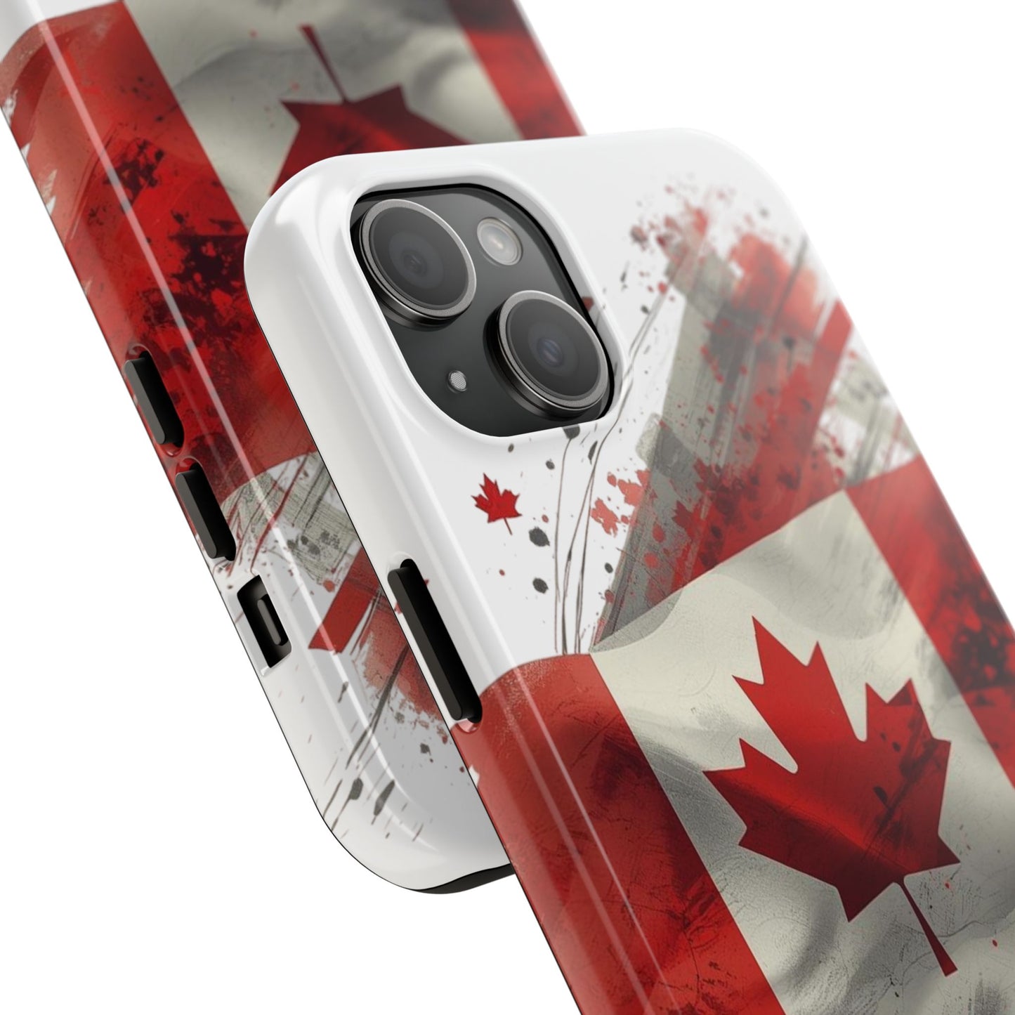 Canadian Flag with Soccer Ball Phone Protective Case Cover