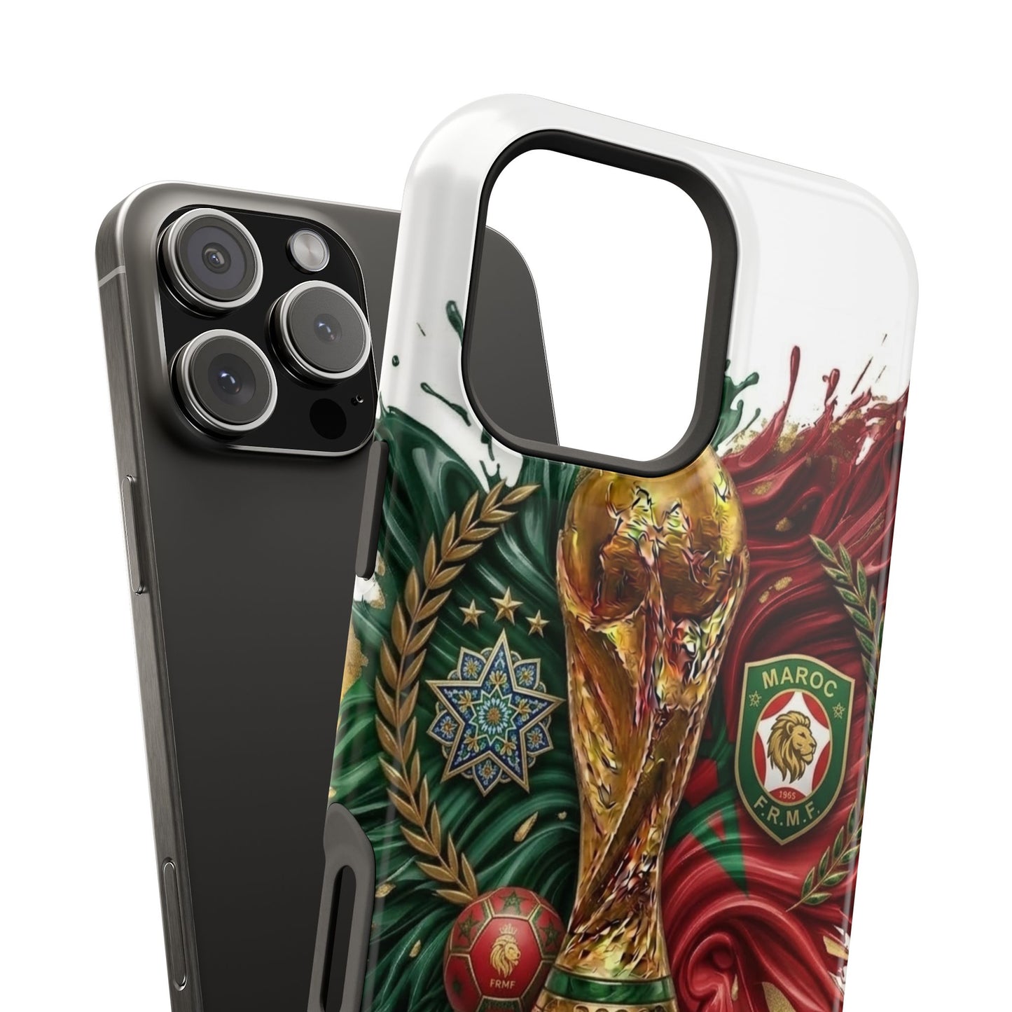 Moroccan 2026 Soccer Football Phone Case Impact‑Resistant Cover
