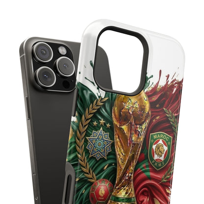 Moroccan 2026 Soccer Football Phone Case Impact‑Resistant Cover