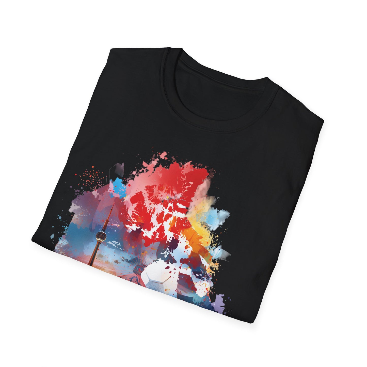 Canada Soccer Match Day T-Shirt — Colorful Canadian Landmarks Tee
