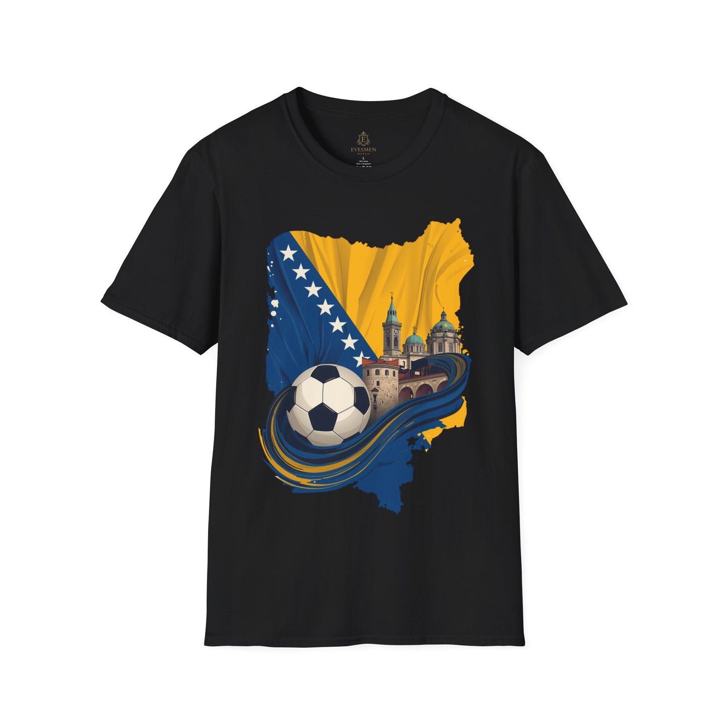 Bosnia Soccer T-Shirt — Bosnia & Herzegovina Football Fan Tee