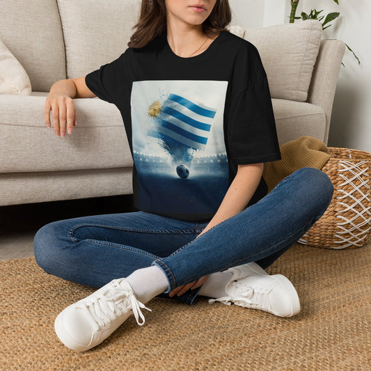 Uruguay Football Flag Epic Stadium T-Shirt – Vintage Soccer Fan Tee