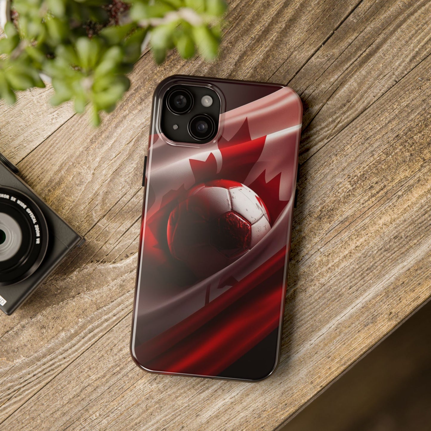 Canadian Soccer Red Maple Phone Protective Case