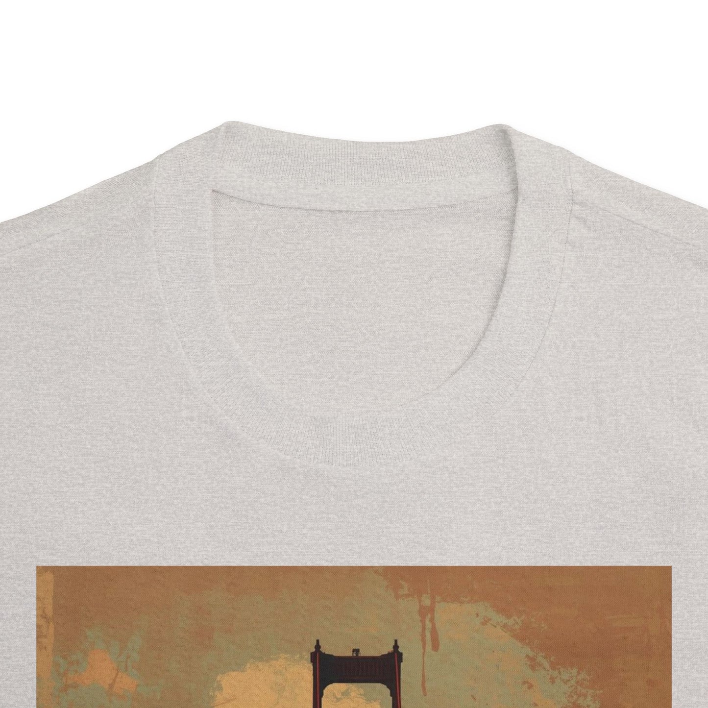 Golden Gate Bridge Art Print T-Shirt Vintage-Styled Classic Tee