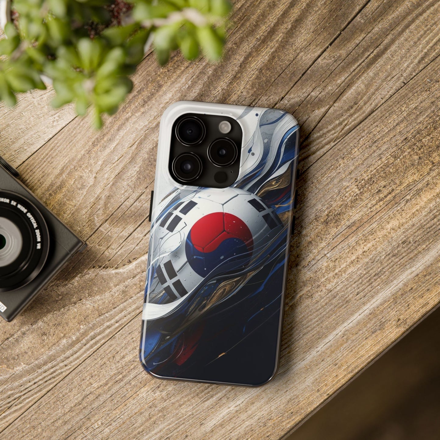 Korean Flag Soccer 2026 Tough Phone Protective Case
