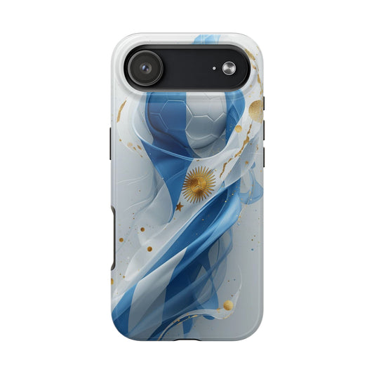 Argentina Soccer Flag Phone Case — Tough Protective Football Design