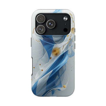 Argentina Soccer Flag Phone Case — Tough Protective Football Design