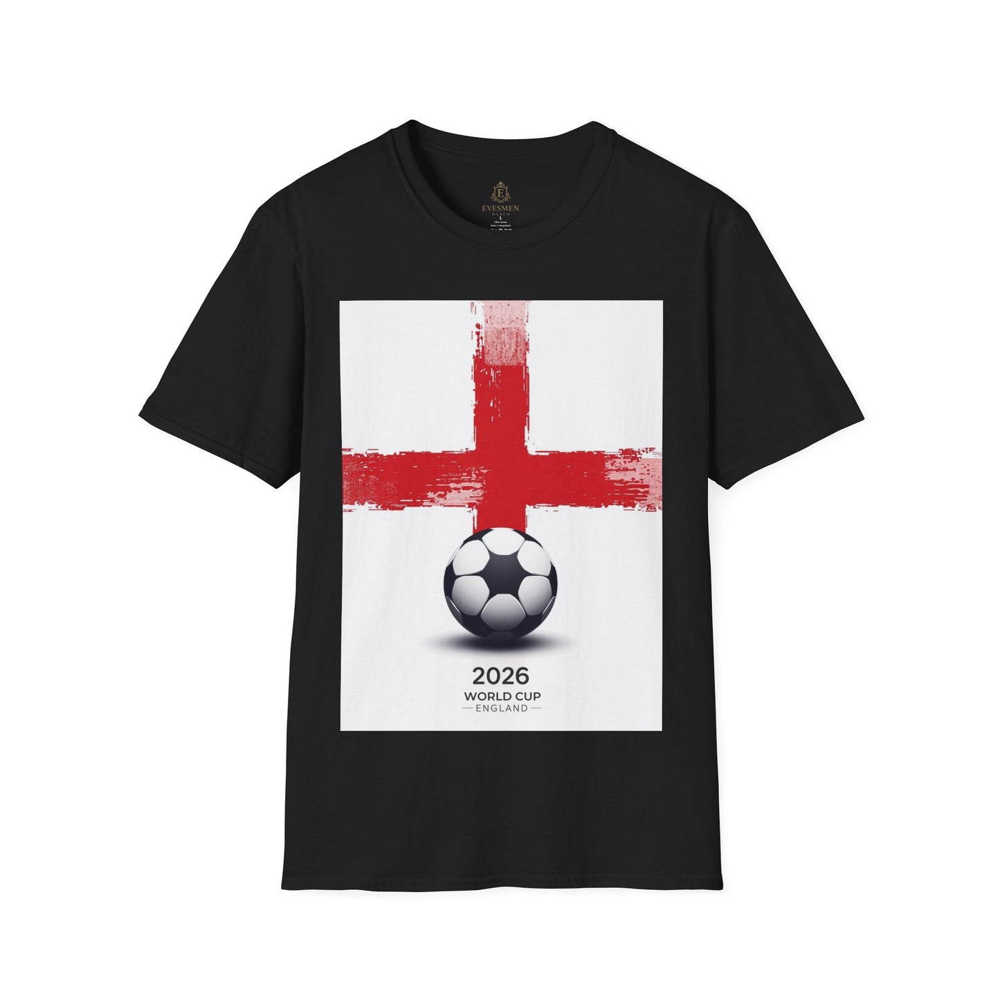 England Football Flag St. George’s Cross T-Shirt Three Lions Soccer Streetwear Tee