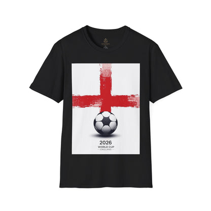 England Football Flag St. George’s Cross T-Shirt Three Lions Soccer Streetwear Tee