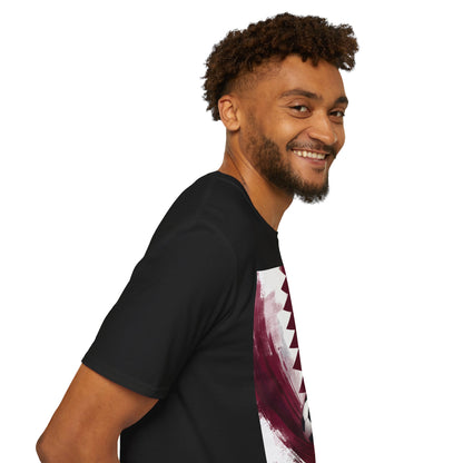 Qatar Soccer T-Shirt – Flag, Football & Aspire Tower Design Tee