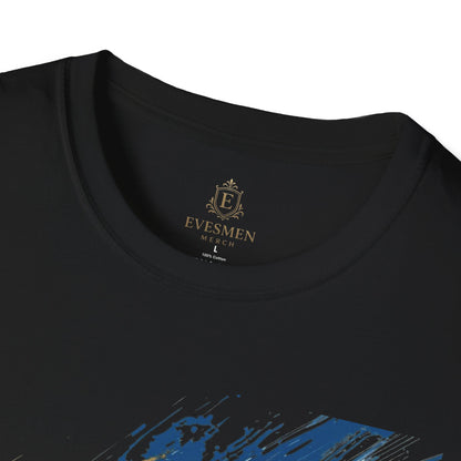 Uruguay Skyline Football T-Shirt — Abstract Football Design Tee