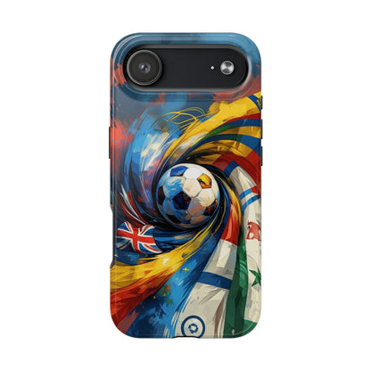 Soccer Flags Match Day Tough Phone Protective Case