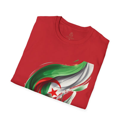 Algeria Football T-Shirt – Soccer Design with Mosque Silhouette Tee