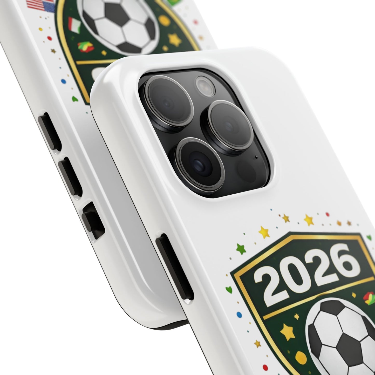 2026 Soccer Match Day Phone Protective Case Soccer Badge Design