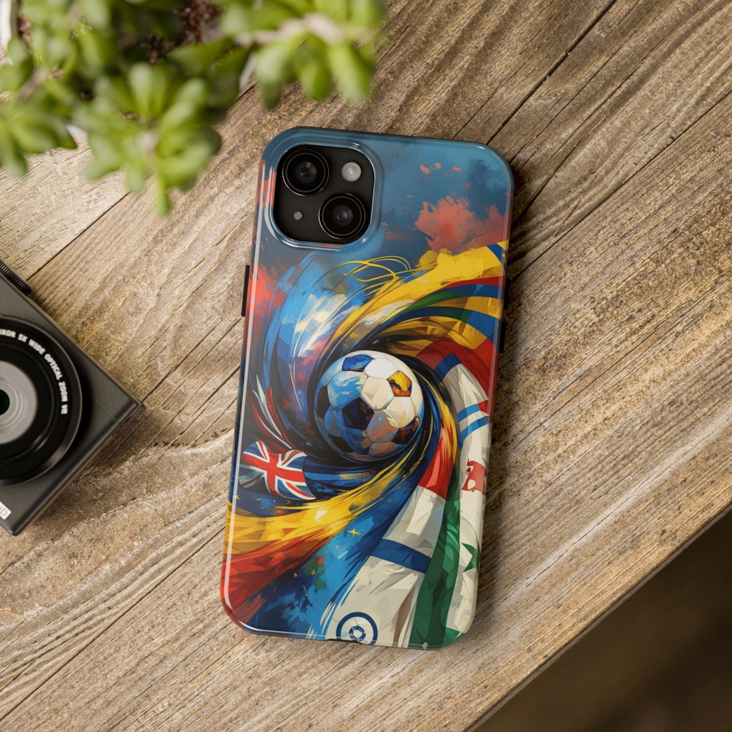 Soccer Flags Match Day Tough Phone Protective Case
