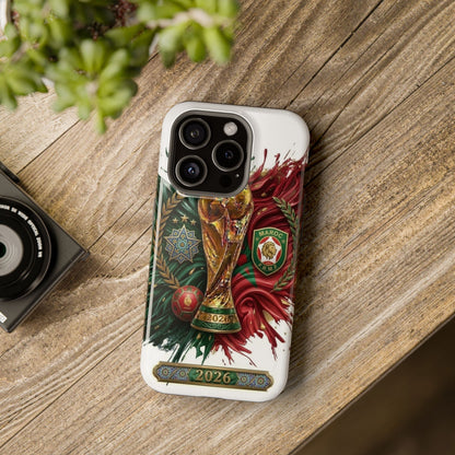 Moroccan 2026 Soccer Football Phone Case Impact‑Resistant Cover