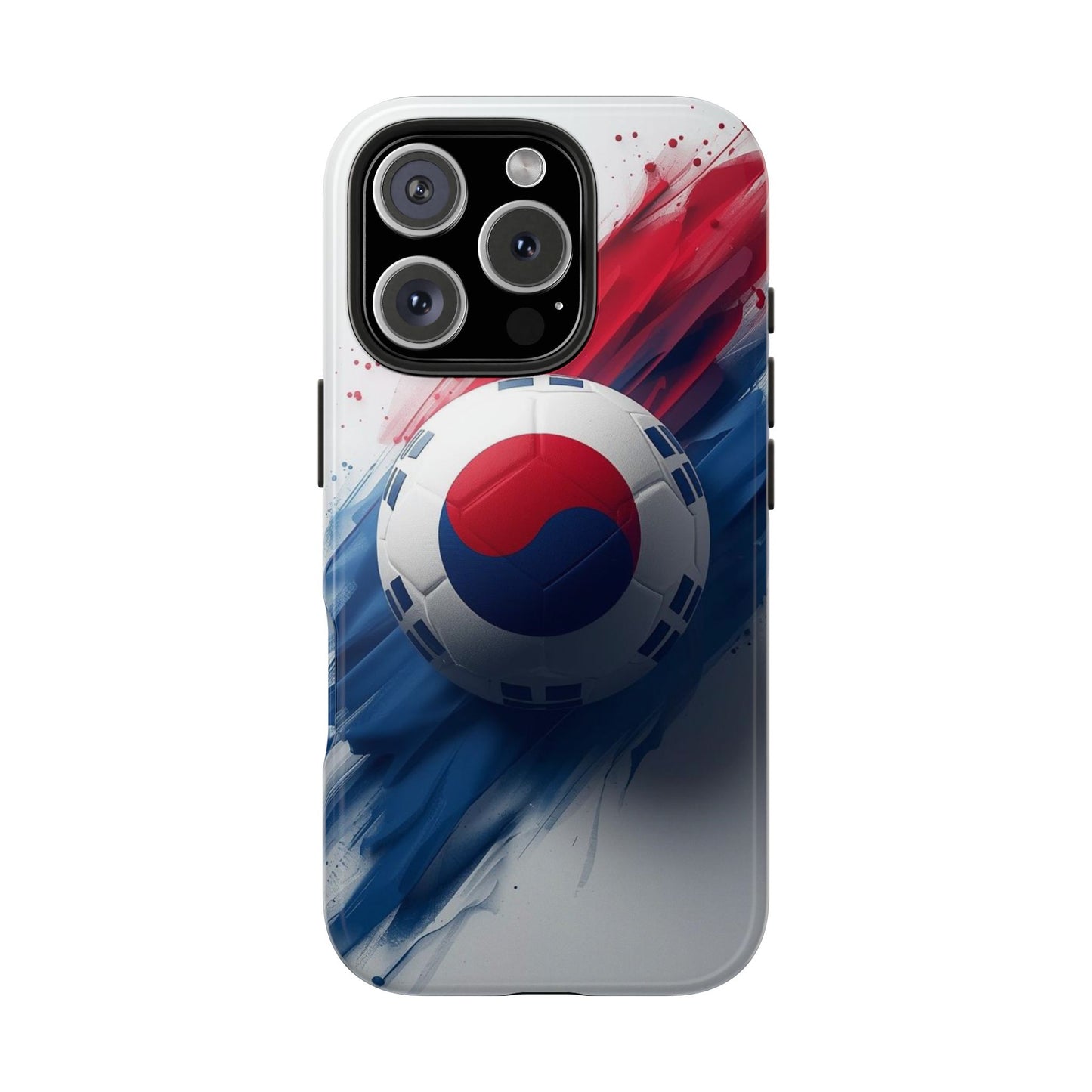 Korean Flag Taeguk Soccer Crest Phone Protective Case