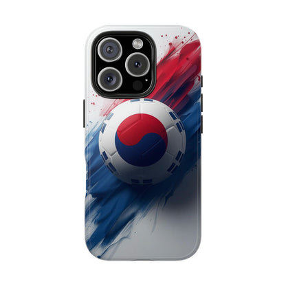 Korean Flag Taeguk Soccer Crest Phone Protective Case
