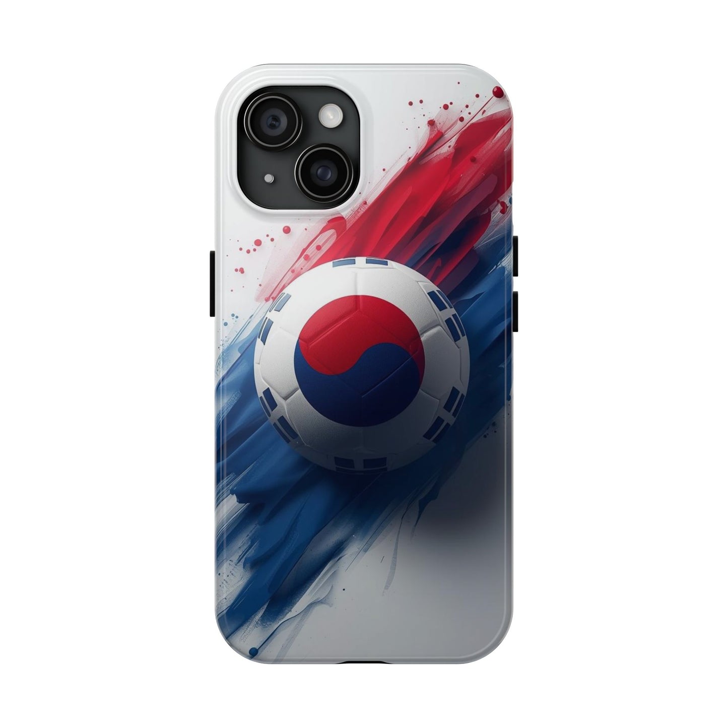 Korean Flag Taeguk Soccer Crest Phone Protective Case