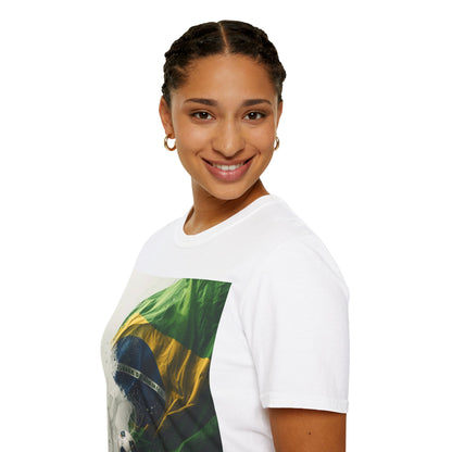Brazil Flag Soccer Match Day T-Shirt — Brazilian Football Fan Tee