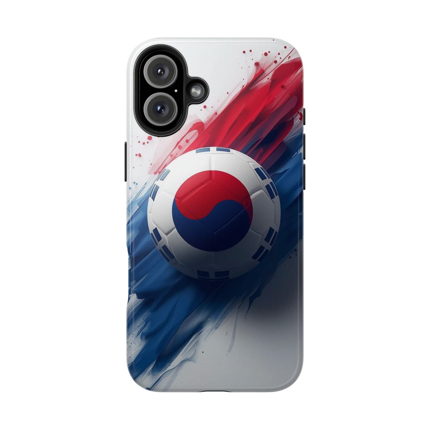 Korean Flag Taeguk Soccer Crest Phone Protective Case