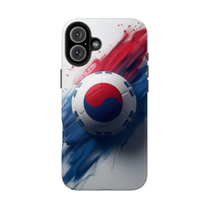 Korean Flag Taeguk Soccer Crest Phone Protective Case