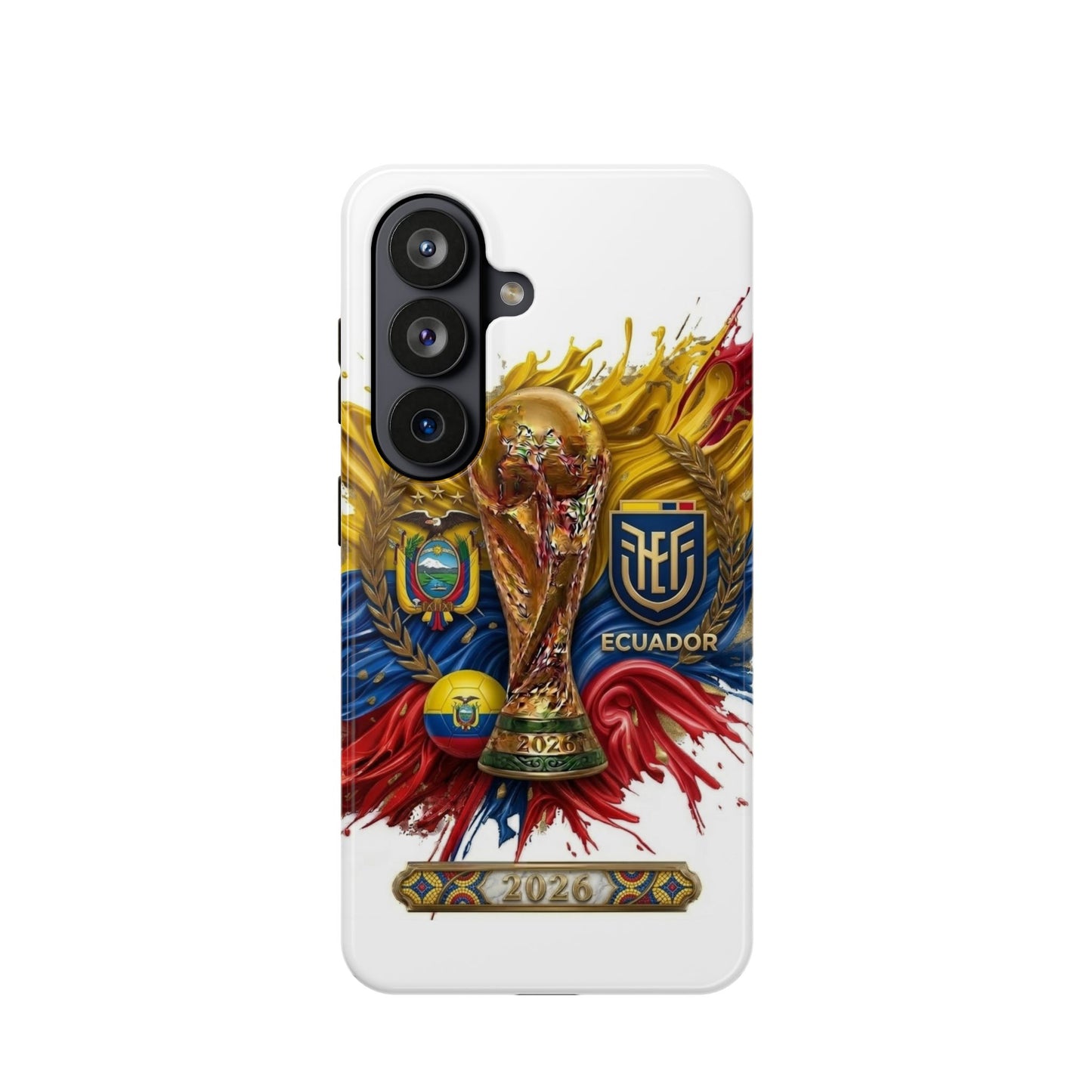Ecuador 2026 Soccer Match Day Phone Case — Impact-Resistant Cover