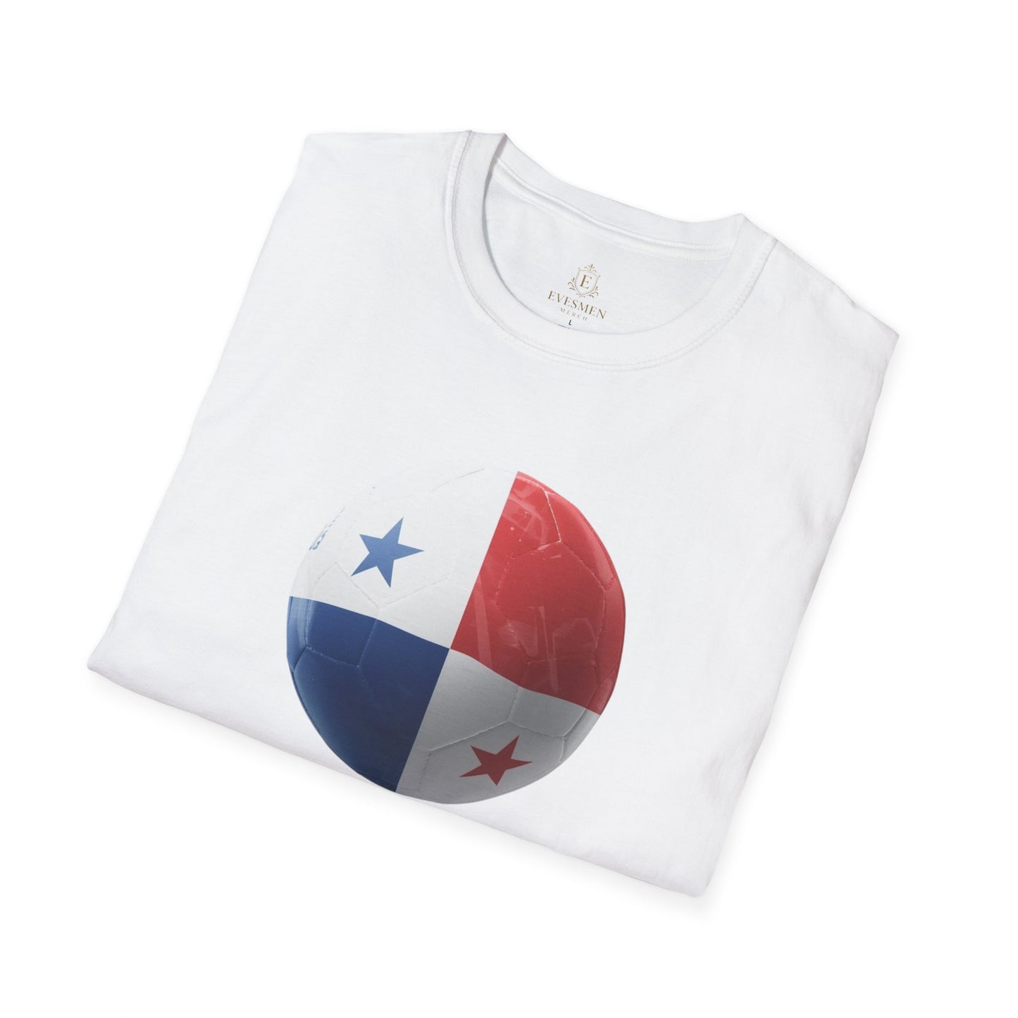 Panama Football Flag Minimalist Graphic T-Shirt Los Canaleros Soccer Design Tee