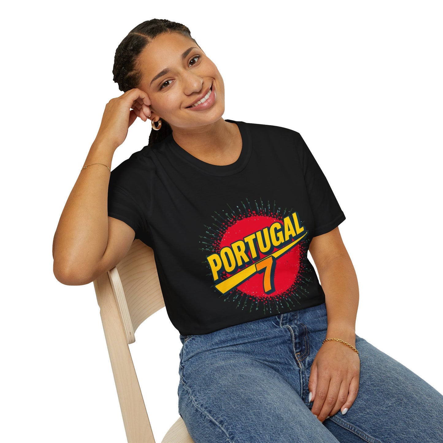 Portugal 7 Soccer Match Day T-Shirt Vintage Graphic Tee