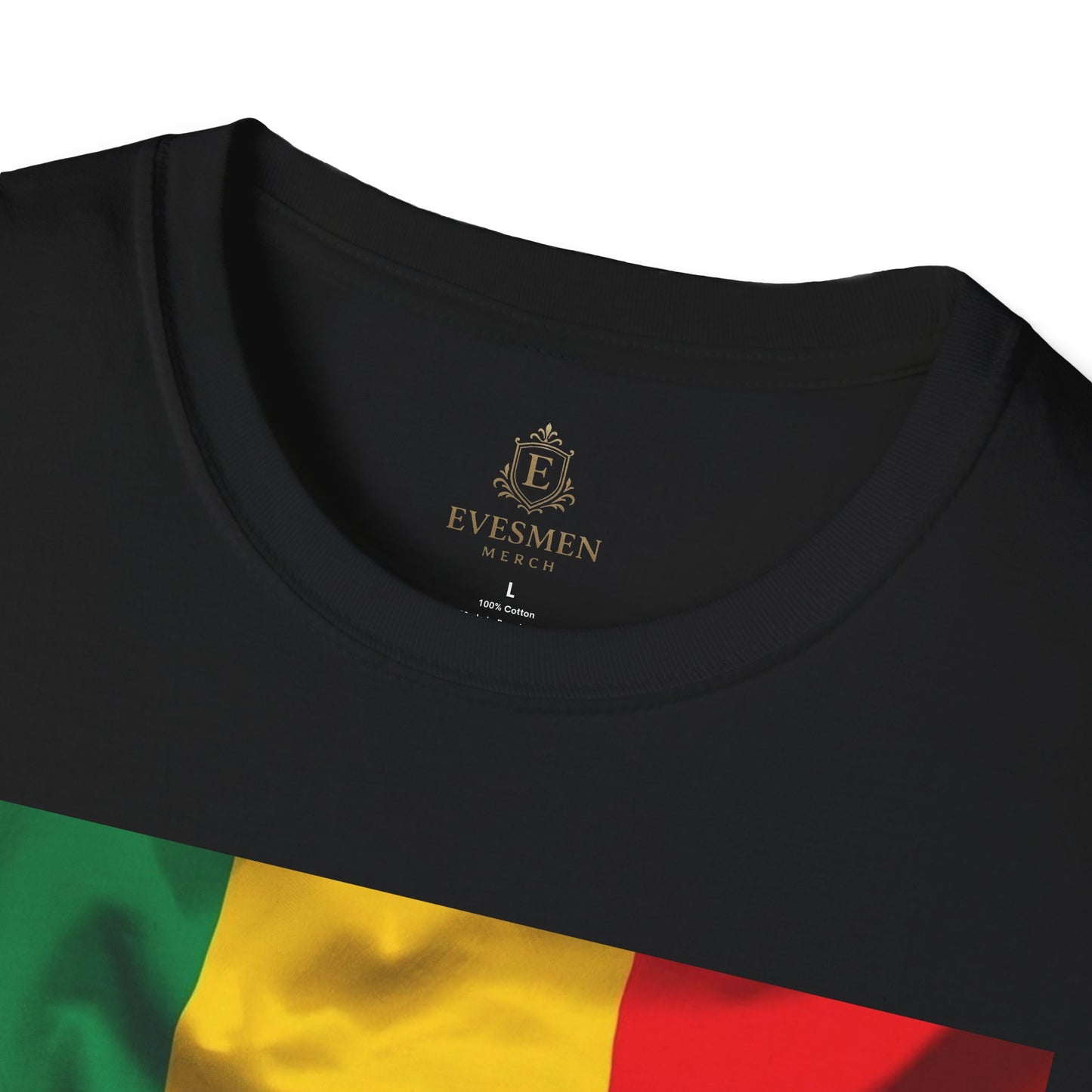 Senegal Flag Soccer T-Shirt – Football Fan Jersey with Green Yellow Red Design
