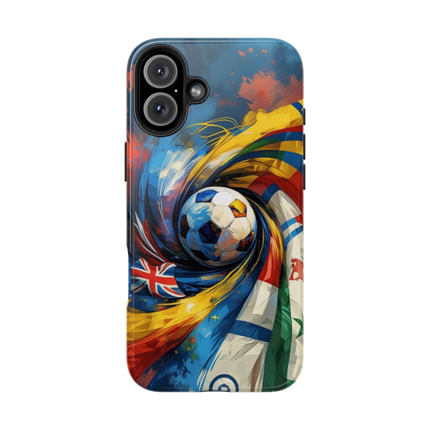 Soccer Flags Match Day Tough Phone Protective Case
