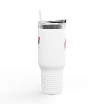 Insulated Travel Mug — 2026 Football Big Game White Tumbler
