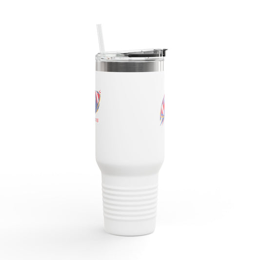 Insulated Travel Mug — 2026 Football Big Game White Tumbler