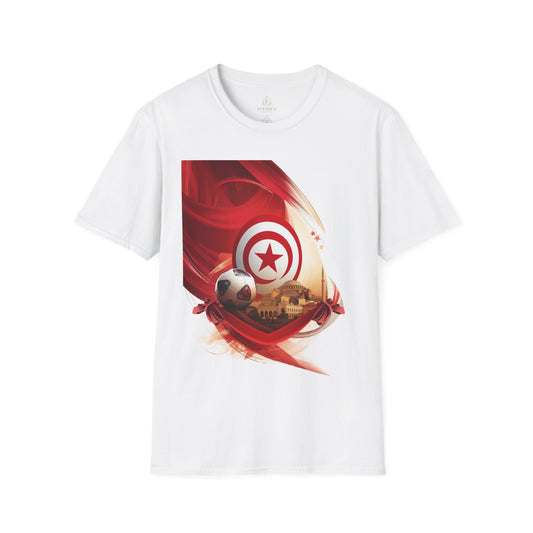 Tunisia Football Crest T-Shirt — Tunisian Soccer Fan Tee
