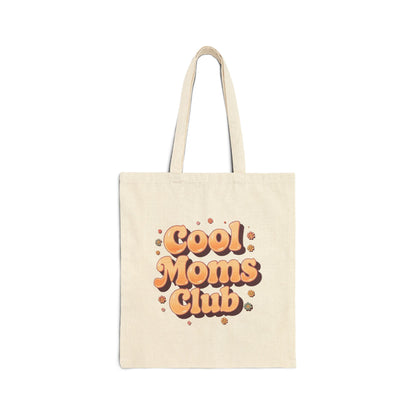 Cool Moms Club Mother's Day Tote Bag Cotton Canvas