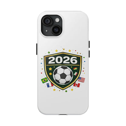 2026 Soccer Match Day Phone Protective Case Soccer Badge Design