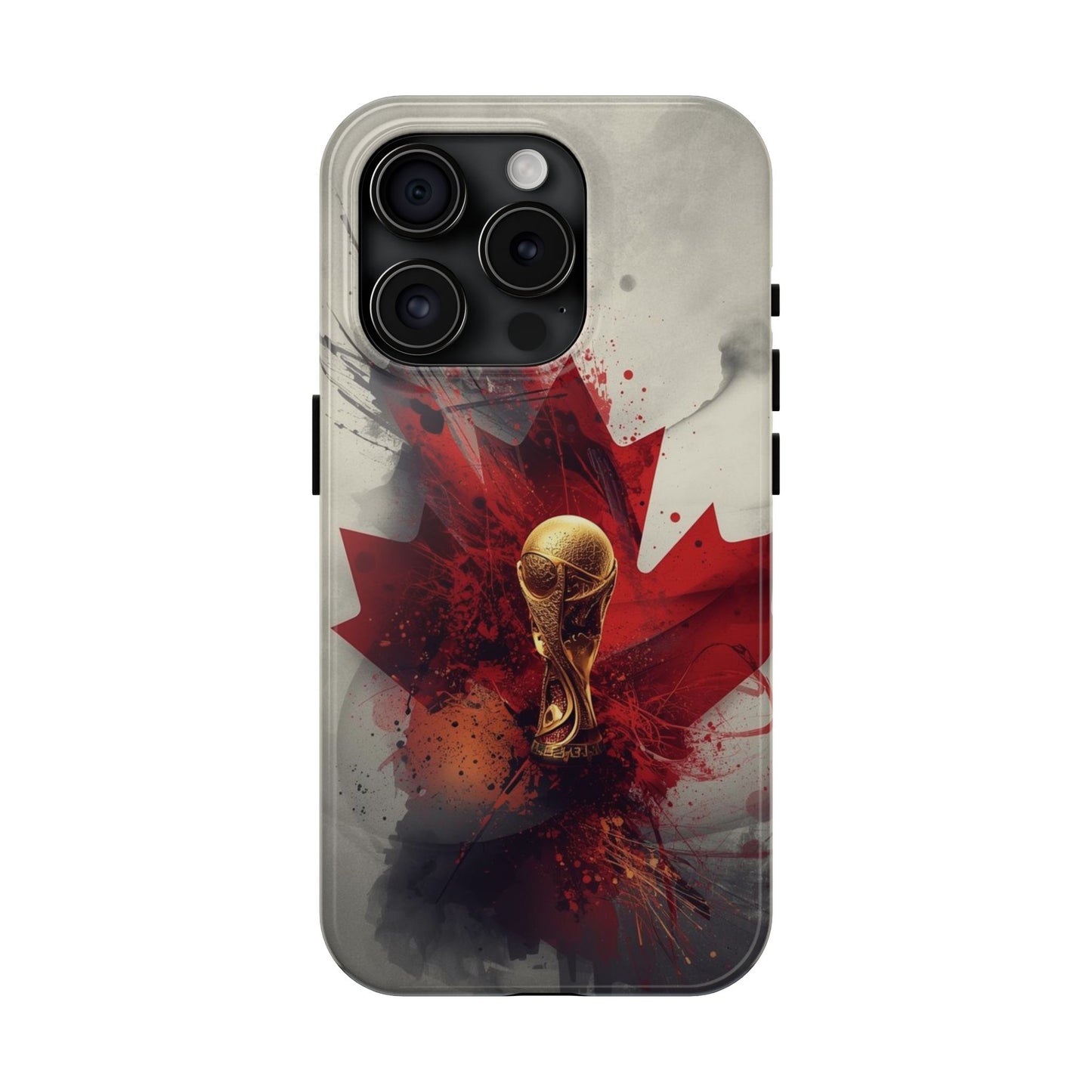 Canada Flag Soccer Fan Phone Protective Case Cover