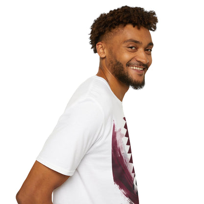 Qatar Soccer T-Shirt – Flag, Football & Aspire Tower Design Tee