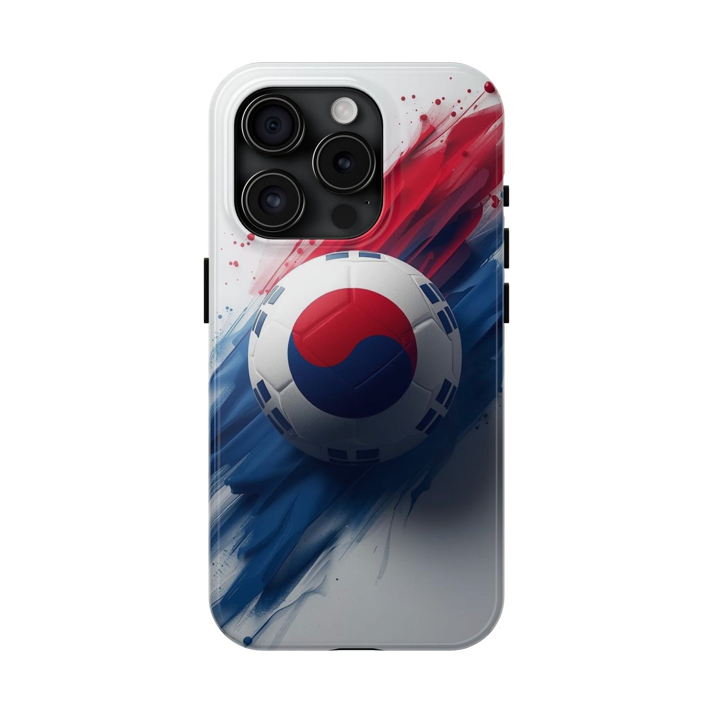 Korean Flag Taeguk Soccer Crest Phone Protective Case