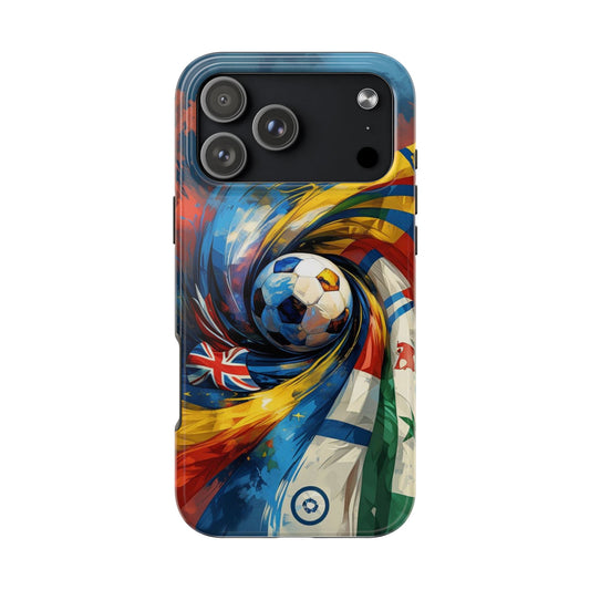 Soccer Flags Match Day Tough Phone Protective Case